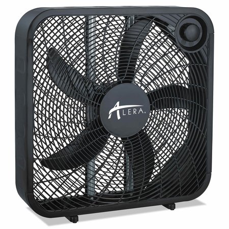 ALERA 3-Speed Box Fan, Black FANBX20B